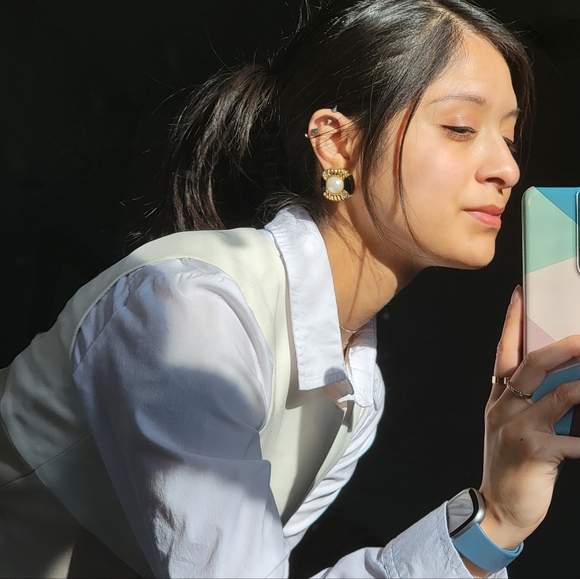 Vintage Swarovski Crystal Earrings - Picture 6 of 6